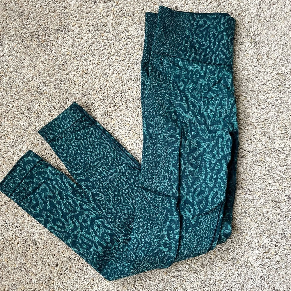 Gymshark Adapt Animal Seamless Leggings | Winter Teal